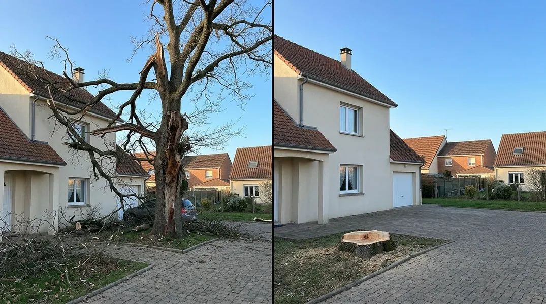 Résultat élagage dans le Nord — Elagage Cambrai